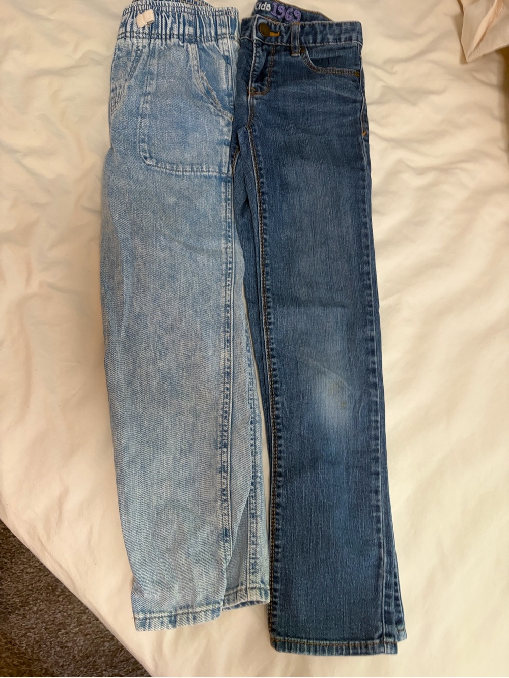 GAP Kids Jeans — Light Wash & Dark Wash Blue